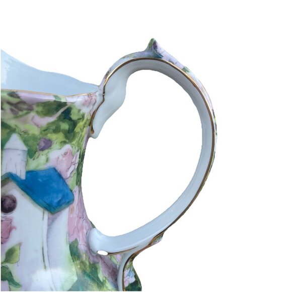 Roses & Birdhouses Pitcher by Judy Buswell for Baum Bros Imports - Picture 4 of 8